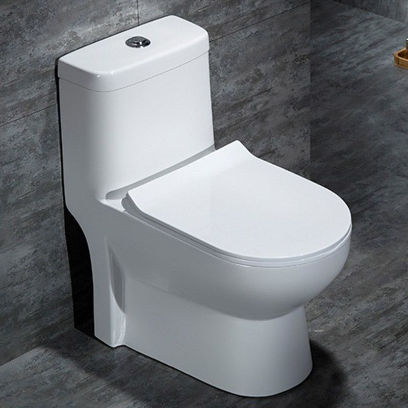 Traditional One Piece Toilet Bowl Floor Mounted White Urine Toilet for Bathroom