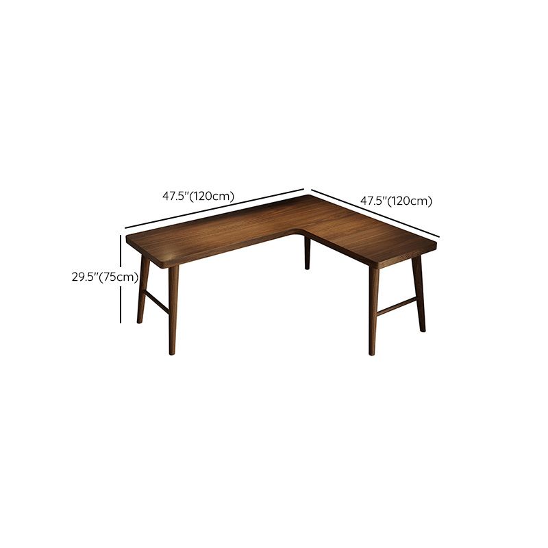 Bedroom Solid Wood Writing Table Contemporary Style Working Desk