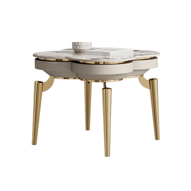 19.7inch Tall Side Table 4 Legs Base Type Slate  Nesting Tables