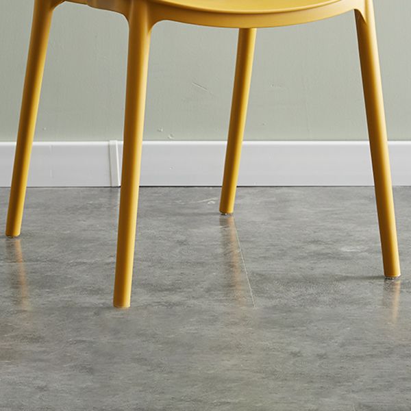 Plastica moderna contemporanea moderna sala da pranzo sedia ladogenna aperta