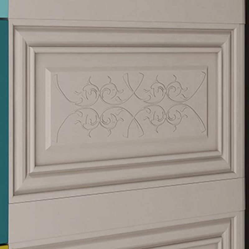 Contemporary Non-Hanging Armoire Plastic Wardrobe Closet,29.13" D x 13.78" W x 39.37" H