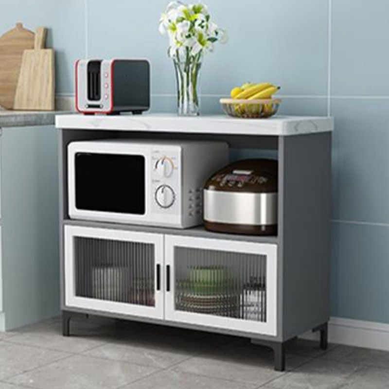 Modern Kitchen Island Table Dining Room Stationary Prep Table