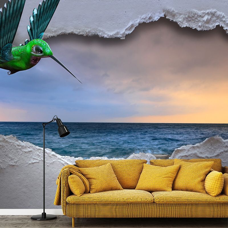 Modern Photography Mural Wallpaper Stereovision Sitting Room Wall Mural