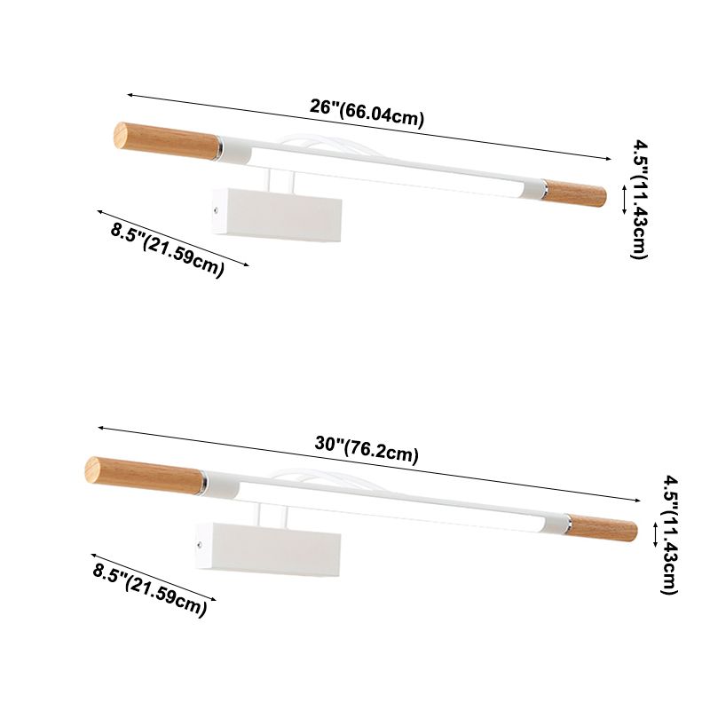 Armed Sconce Lights Modern Wall Lighting Metal 1 Light Wall Sconces in White