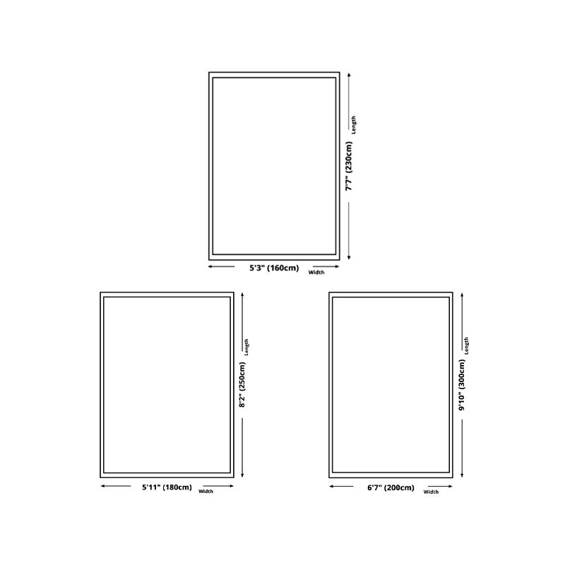 Light Green Check Pattern Rug Modern Polyester Rug Washable Rug for Drawing Room