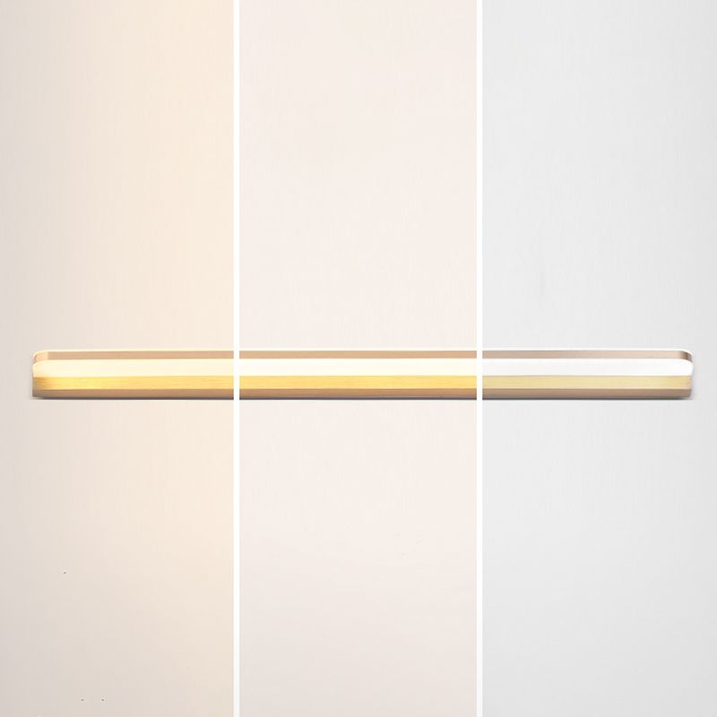 Infrared Sensible Bathroom Vanity Sconce Aluminum Modern LED Wall Light Fixture