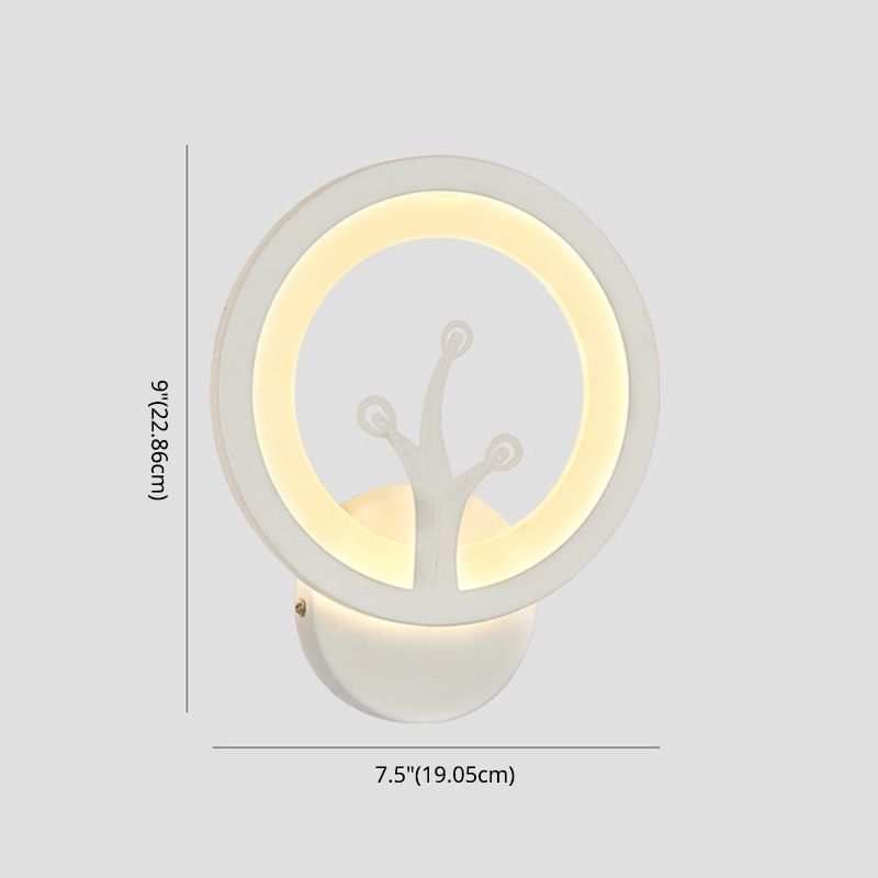 Modern Minimalist Style Wall Light Fixtures Acrylic Sconces