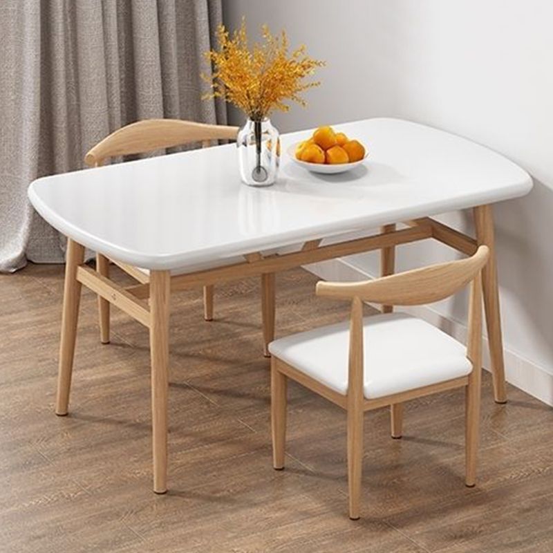 Nordic Style Dining Table Rectangle Dining Table for Home Use