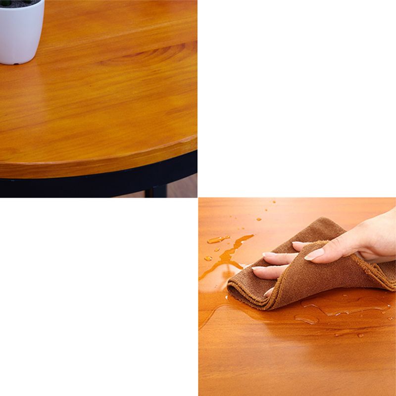 Industrial Style Bistro Bar Table Solid Wood Top Bar Table for Dining Room