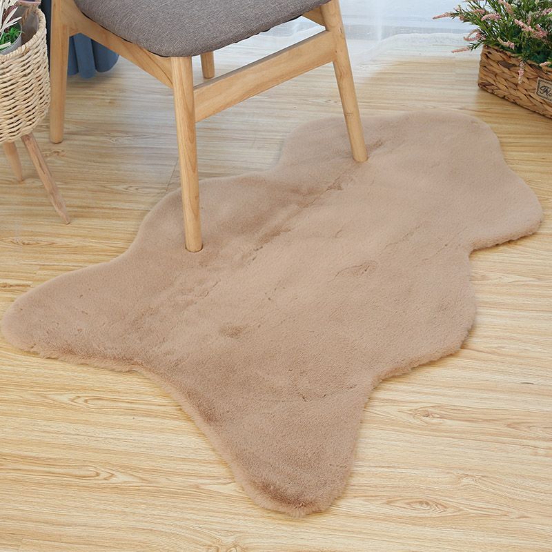 Tapis de décoration simple Multi couleur Couleur de couleur Couleur de tapis Coton Mélange de coton non glissant