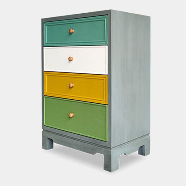 Nautical Bedroom Wooden Storage Chest 16" Wide Chest with Drawers