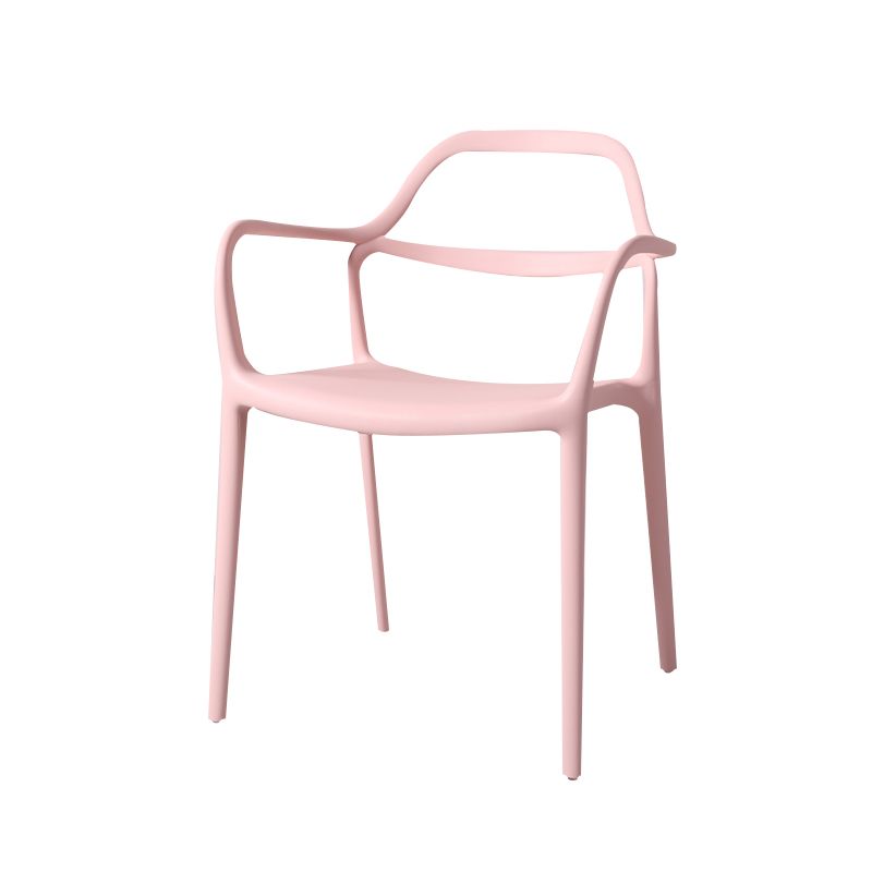 Sillas de comedor de plástico de estilo moderno, sillas apilables para cocina