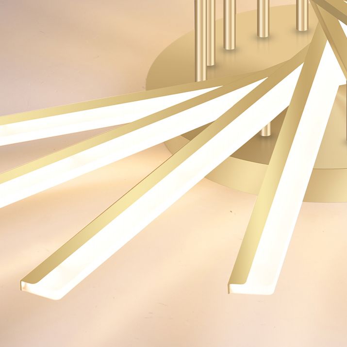 Luces de techo montados con rubor Sputnik LED Simplicidad de iluminación para dormitorio