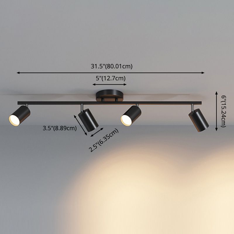 Moderno binario Illuminazione Minimalista Stile Superficie Montato e Regolabile Ferro Downlight per Soggiorno Casa senza Luce Principale