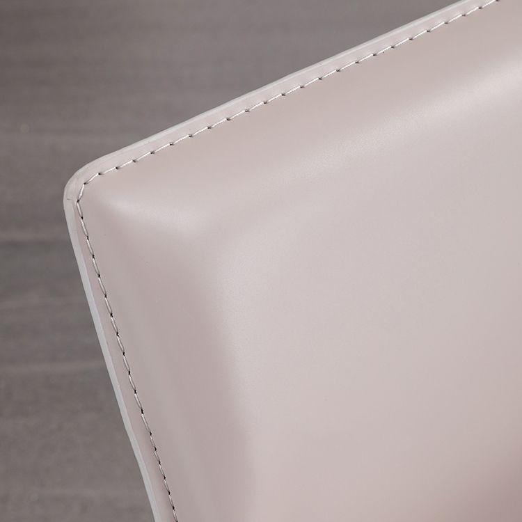 Modern Indoor Upholstered Arm Chair Faux Leather Dining Chair for Dining Room