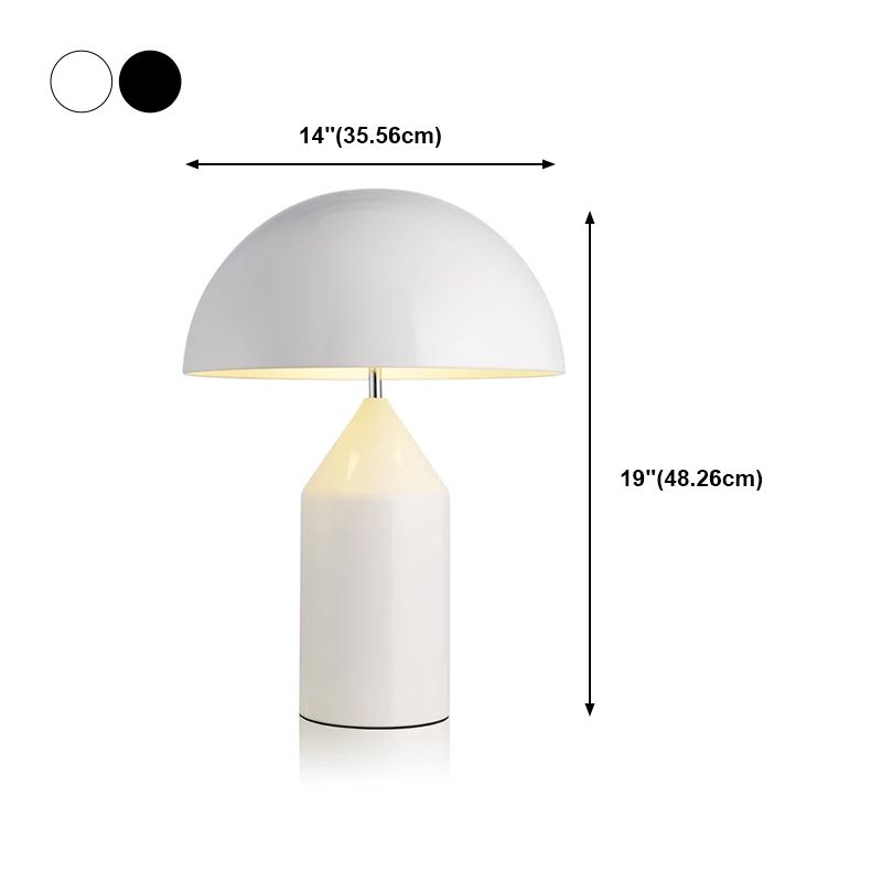 Dome-Shaped Nights and Lamp Modern Style Metal 1 Light Table Lamp