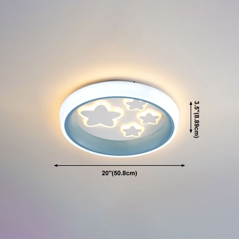 Plafonnier LED de Style moderne, jolie lampe encastrée de dessin animé pour chambre d'enfant
