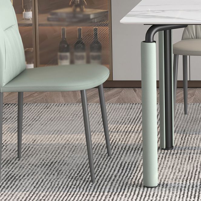 Scandinave Style 1/2/5/7 Rectangle Dining Room Table Set pour usage domestique