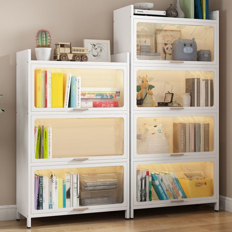 Standard Shelf Bookcase Contemporary Steel Bookcase for Study Room