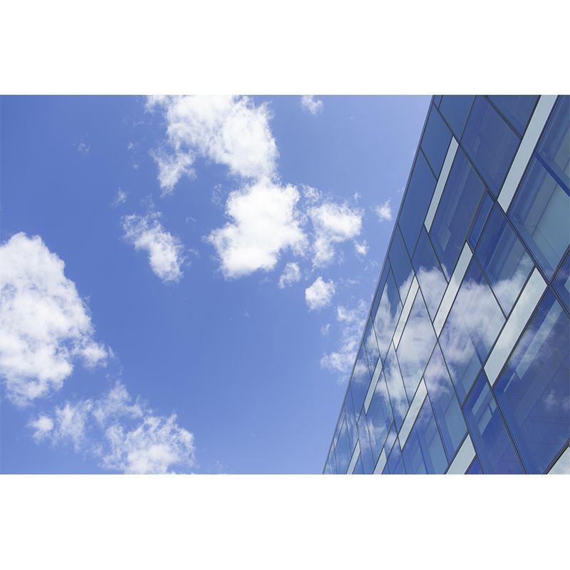 Contemporary Construction Mural Decorative Mildew Resistant Wall Decor