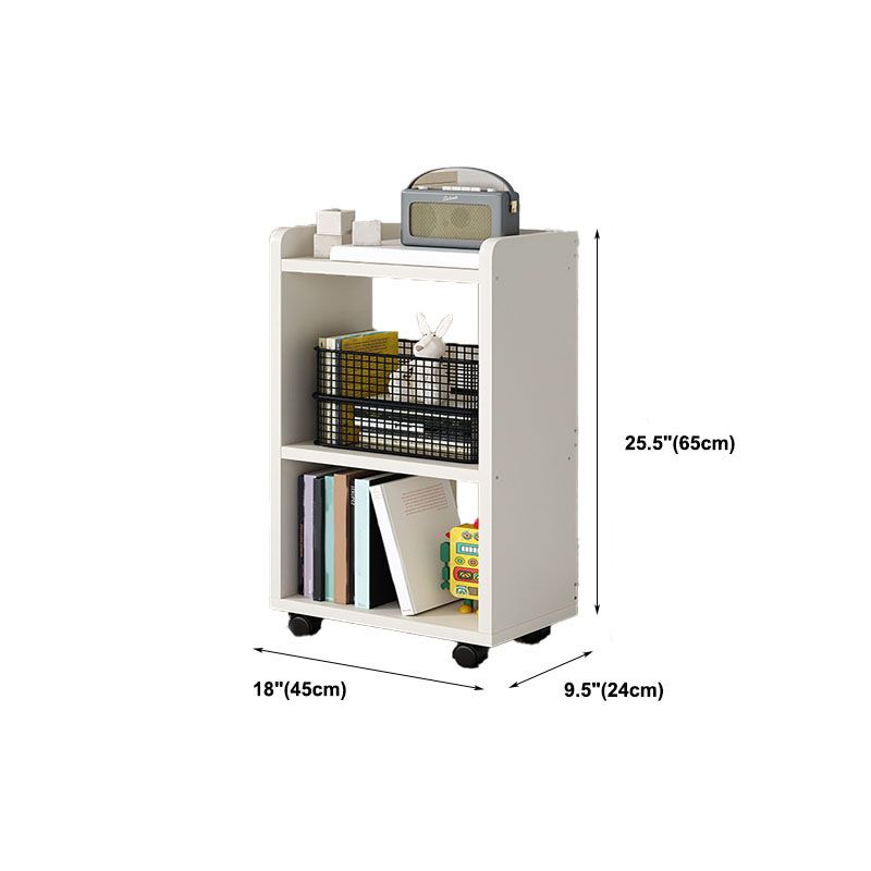 Contemporary 9.44" Wide Book Shelf Manufactured Wood Standard Shelf