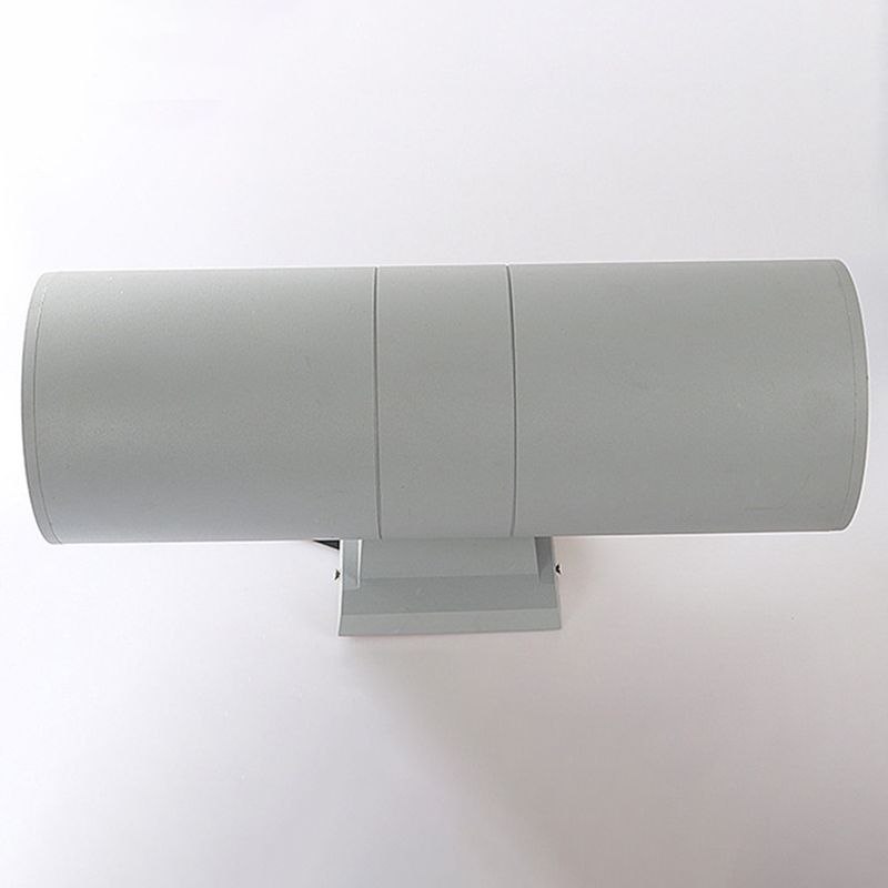 Modern Minimalist Style Cylinderical Sconce Light Fixtures Metal 2 Lights Wall Lamps