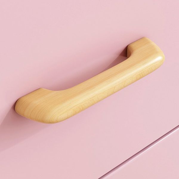 Engineered Wood Storage Cabinet with Garment Rod Modern Cabinet for Bedroom