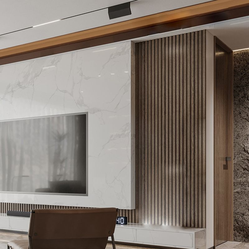 Contemporary Wall Paneling Wood Waterproof Stain Resistant Shiplap Wall Paneling