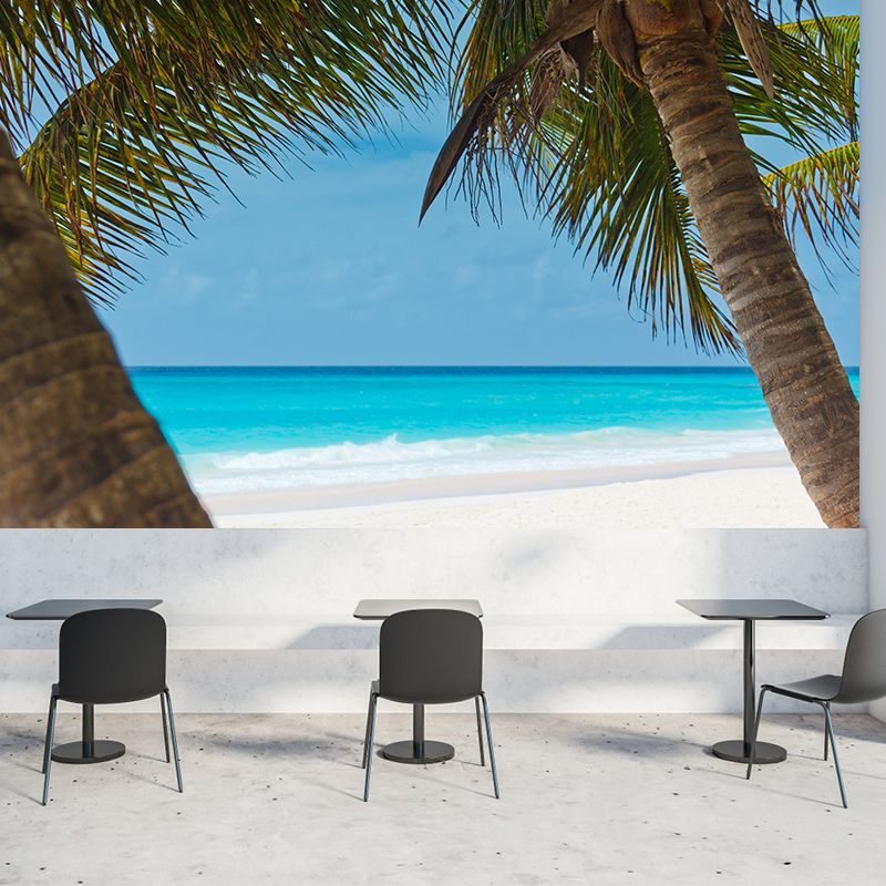 Tropical Beach Murals Contemporary Waterproof Living Room Wall Decor, Size Optional