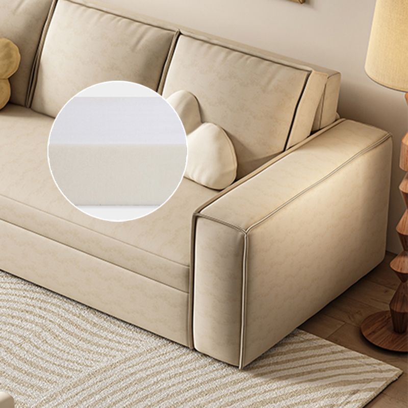 Contemporary Foldable Futon Sleeper White Futon and Mattress