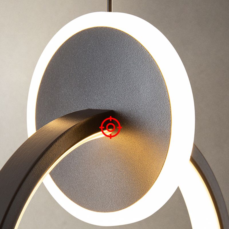 Luminaire pendentif linéaire noir