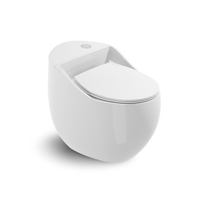 Modern Floor Mount Toilet Bowl One Piece Toilet with Seat for Bathroom