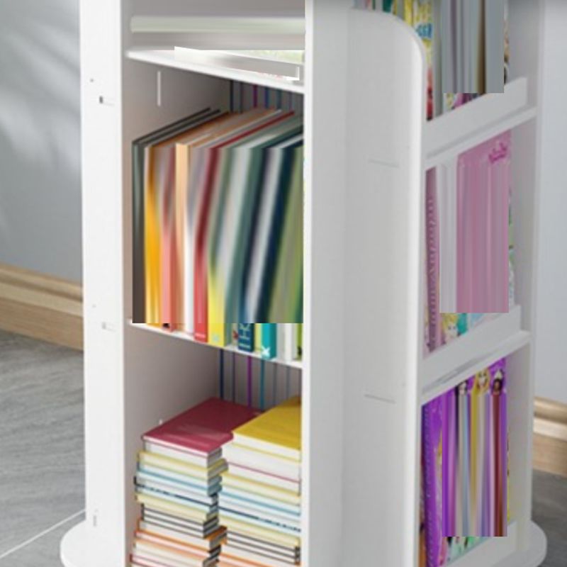 Engineered Wood Modern Bookcase Closed Back Standard Bookshelf