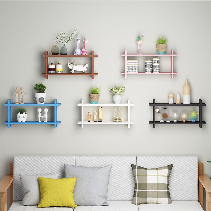11.8" H Modern Floating Bookshelf Manufactured Wood Bookcase
