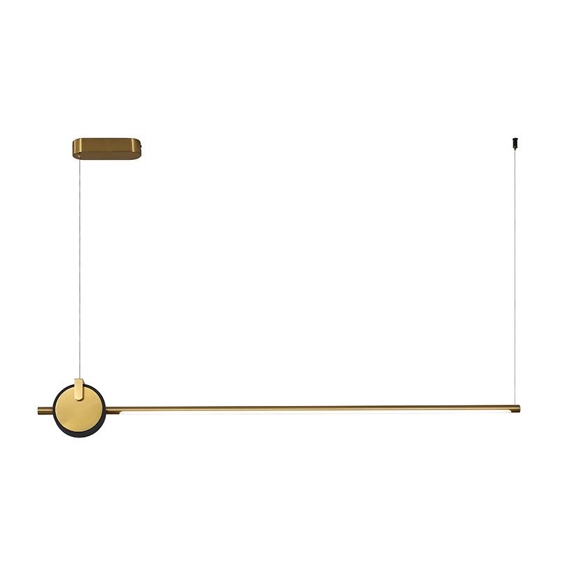 Stick geformte Anhängerlampe postmoderne Metall -Esszimmer LED Island Light