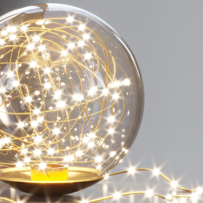 Apparecchio di illuminazione a soffitto con montaggio a incasso a 2 luci con paralume rotondo in stile moderno in oro