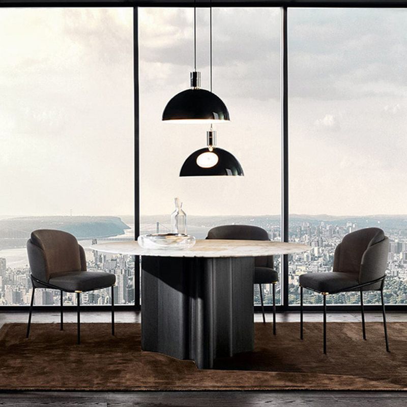 Glam Style Parsons Side Chair Indoor Dining Chair for Home Use