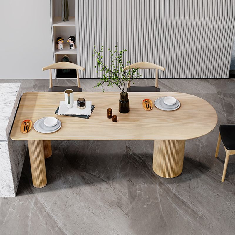 Contemporary Style Dining Table Dining Room Kitchen Table with Tripod Base