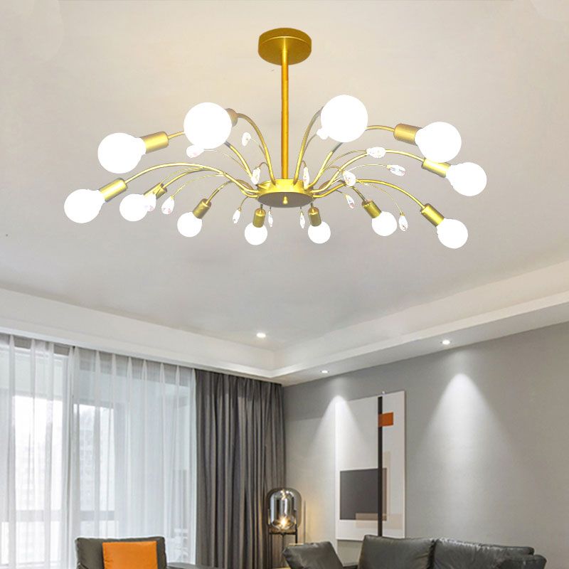 Radial Shade Chandelier Lights Contemporary Metal Chandelier Lighting