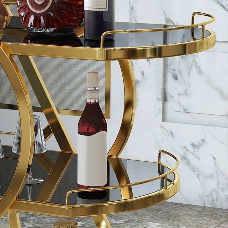 33.86" High Contemporary Prep Table Rolling Metal Prep Table for Kitchen