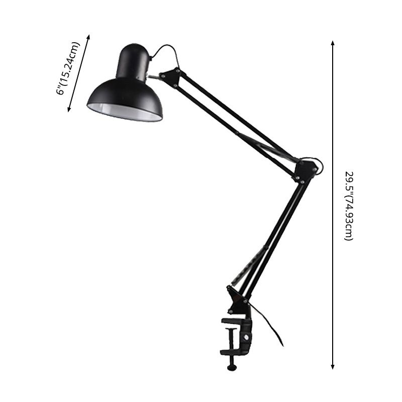 Eisenschüssel Schattenklemme-On-Aufgabenlampe Macaron 1-Bulb verstellbarer Tischlicht