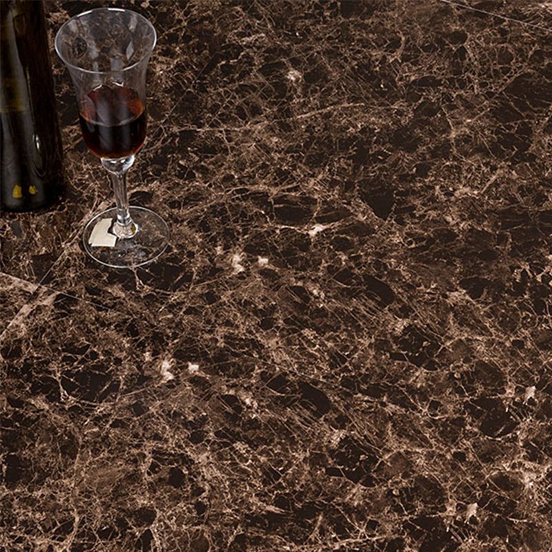 Square Peel & Stick Vinyl Flooring Stone Design PVC Flooring for Living Room