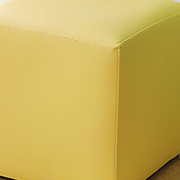 Modern Pure Color Cube Sqaure Faux Leather Cube for Living Room