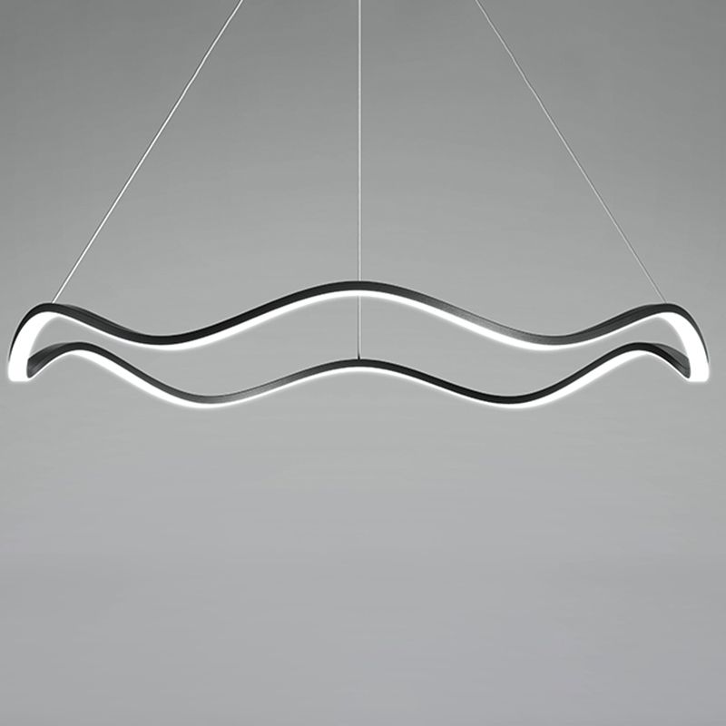 Lampadario orbicolare a sospensione leggero sala da pranzo moderna illuminazione in metallo lampadario