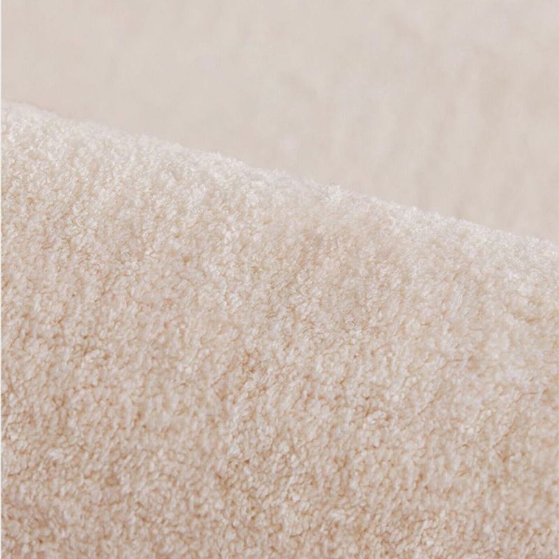 Tapis de couleur de couleur polyester à orange foncé