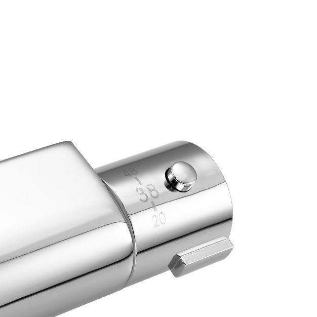 Shower System Rain Massage Jet Round Adjustable Spray Pattern Shower Trim