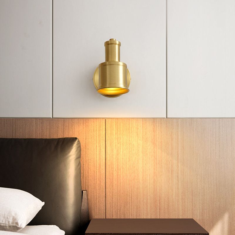 1 Licht linearer Schatten Wandleuchten postmoderner einfacher Wandbeleuchtung in Gold