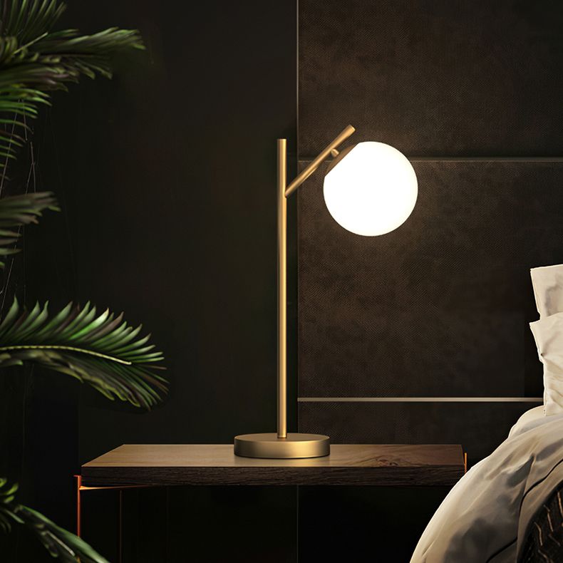1-Licht globaler Tischlampe Modernes Glas Tischlicht