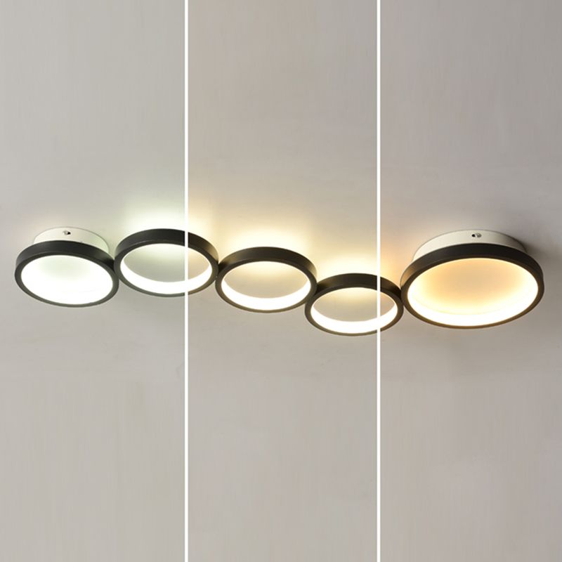 Modern Flush Mount Ceiling Light Aluminum LED Ceiling Light for Living Room