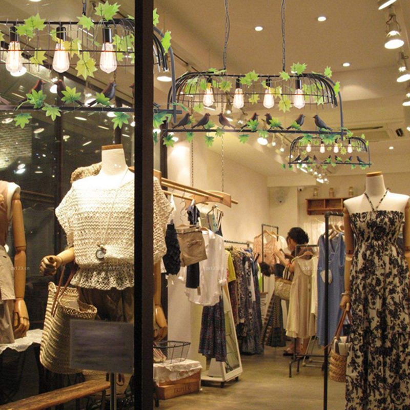 Creative Island Light Industrial Hanging Lighting Fixture for Dining Room